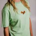 Sossu Squirrel Heavy T-shirt - Light Green