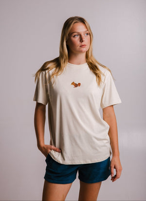 Sossu Squirrel T-shirt - Parchment