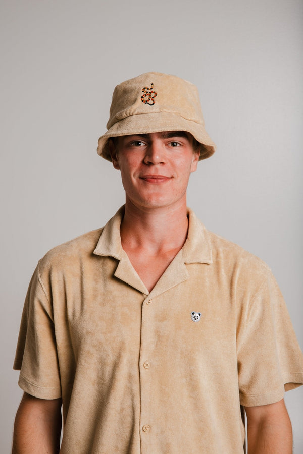 Terry Men Matching Set - Light Brown