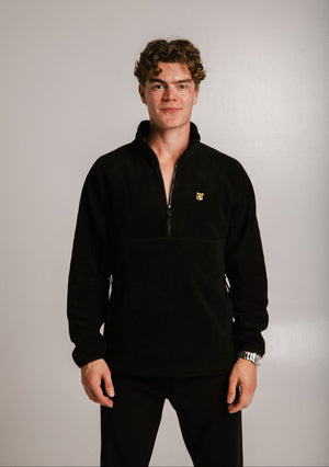 Sossu Tiger Half Zip Fleece - Black