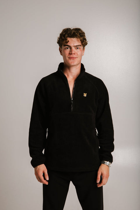 Sossu Tiger Half Zip Fleece - Black