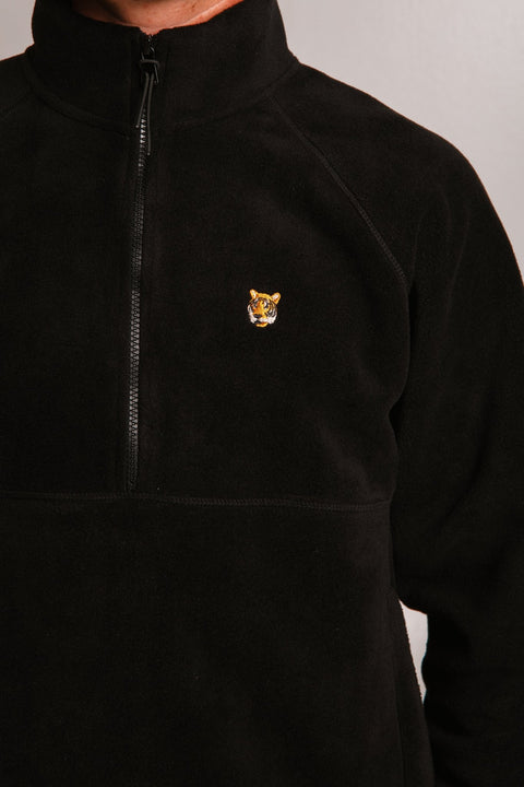 Sossu Tiger Half Zip Fleece - Black