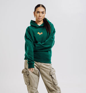 Sossu Squirrel Hoodie - Dark Green