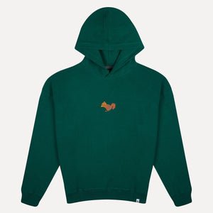 Sossu Squirrel Hoodie - Dark Green