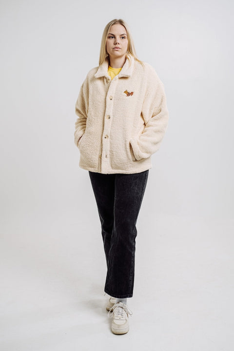 Sossu Squirrel Sherpa Jacket - Parchment Beige