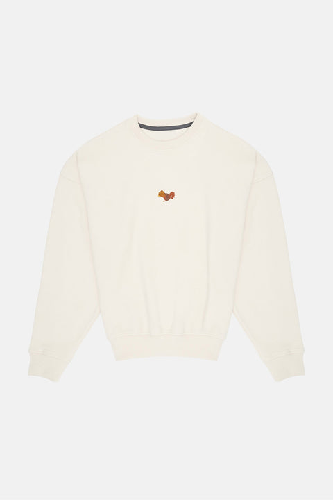 Sossu Squirrel Sweatshirt - Cream