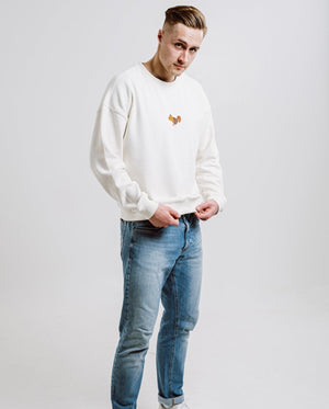 Sossu Squirrel Sweatshirt - Cream