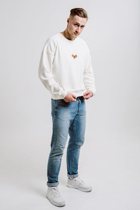 Sossu Squirrel Sweatshirt - Cream