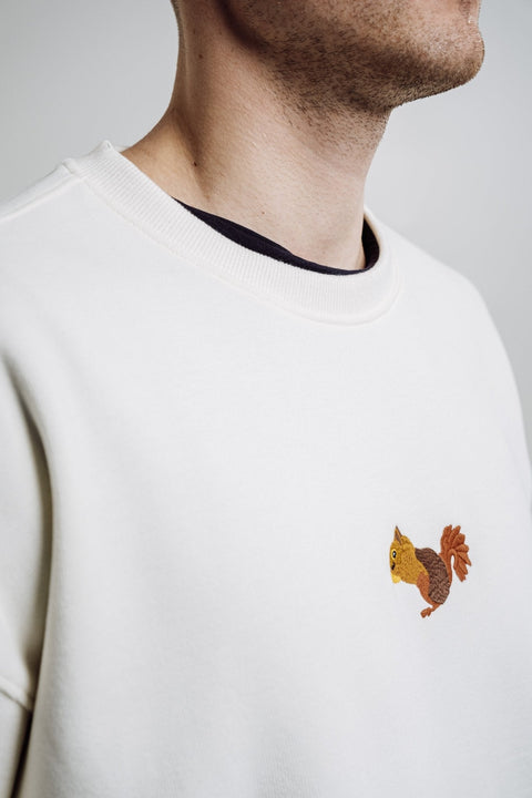 Sossu Squirrel Sweatshirt - Cream