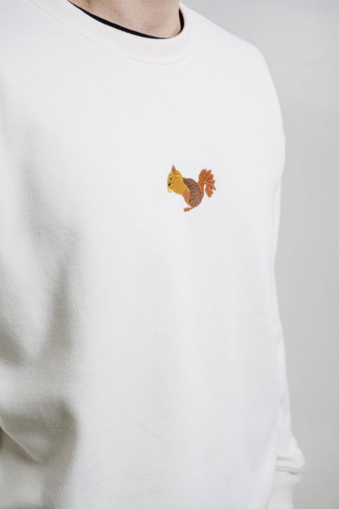 Sossu Squirrel Sweatshirt - Cream